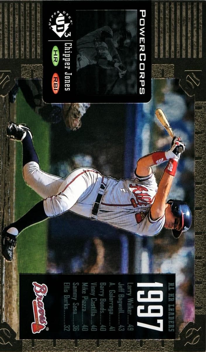 Chipper Jones 1998 upper-deck Upper Deck UD3