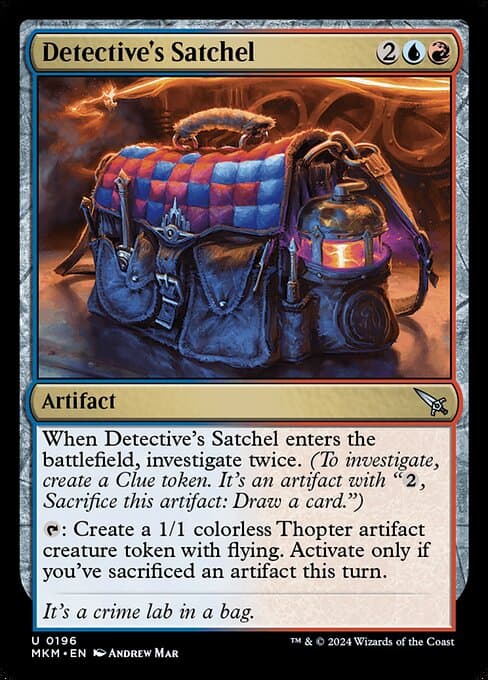 Detective's Satchel 2024 Magic: The Gathering Murders at Karlov Manor
