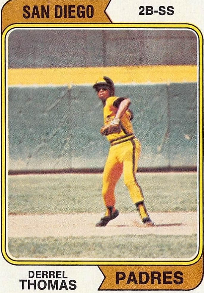 Derrel Thomas 1974 topps Topps