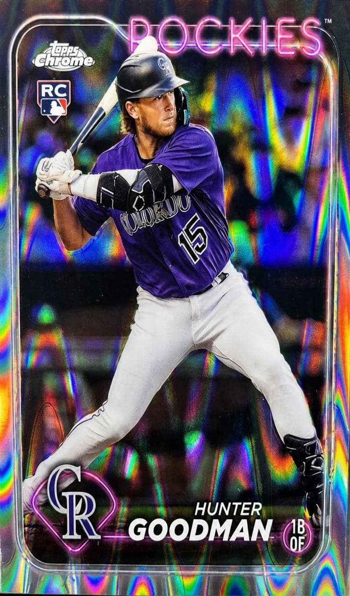 Hunter Goodman 2024 topps Topps Chrome