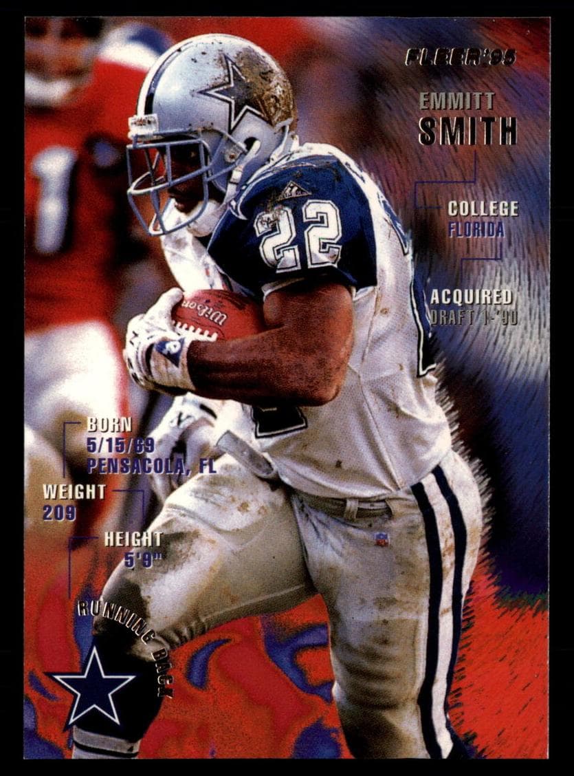 Emmitt Smith 1995 fleer Fleer