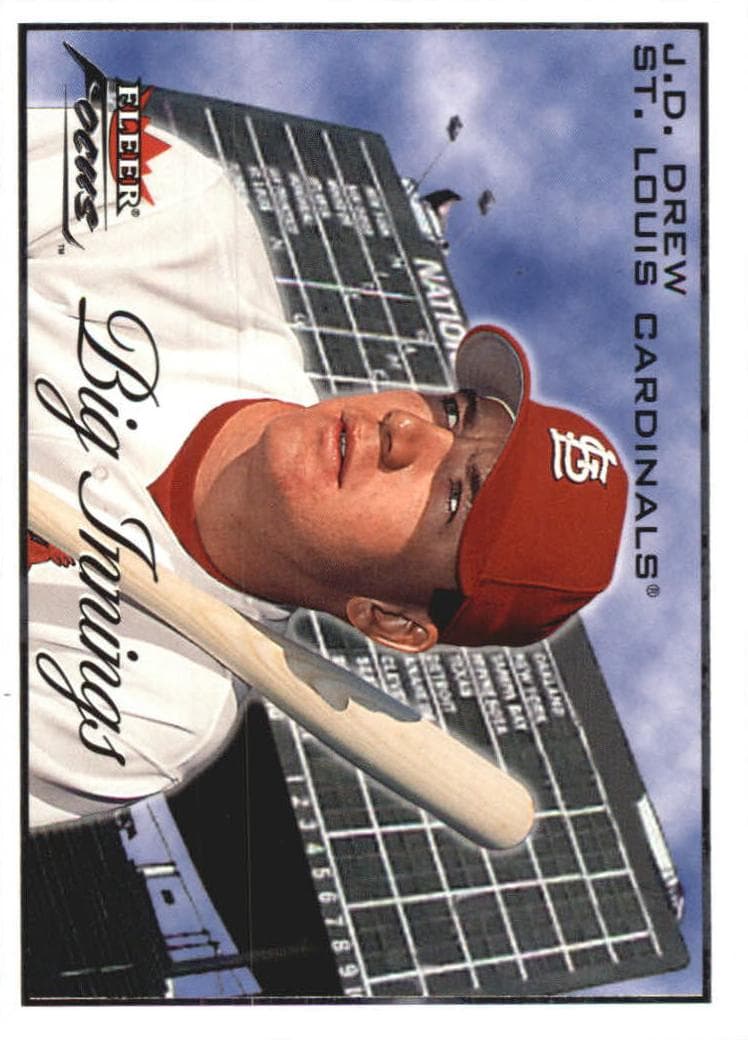 J.D. Drew 2001 fleer