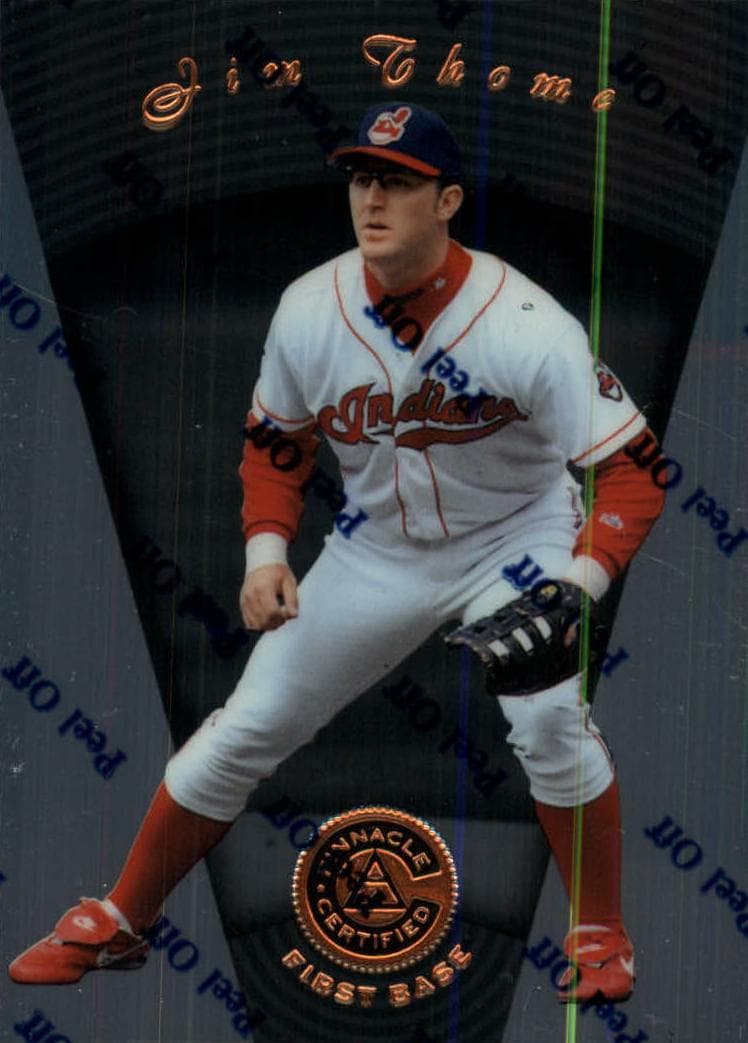 Jim Thome 1997 panini Pinnacle Certified