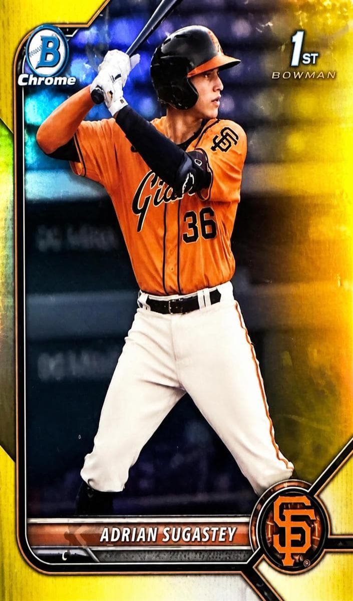Adrian Sugastey trading card