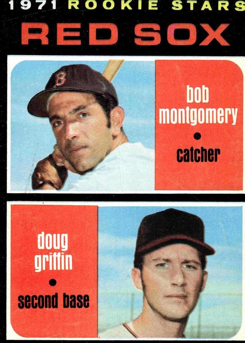 Red Sox 1971 Rookie Stars (Bob Montgomery / Doug Griffin) 1971 topps Topps