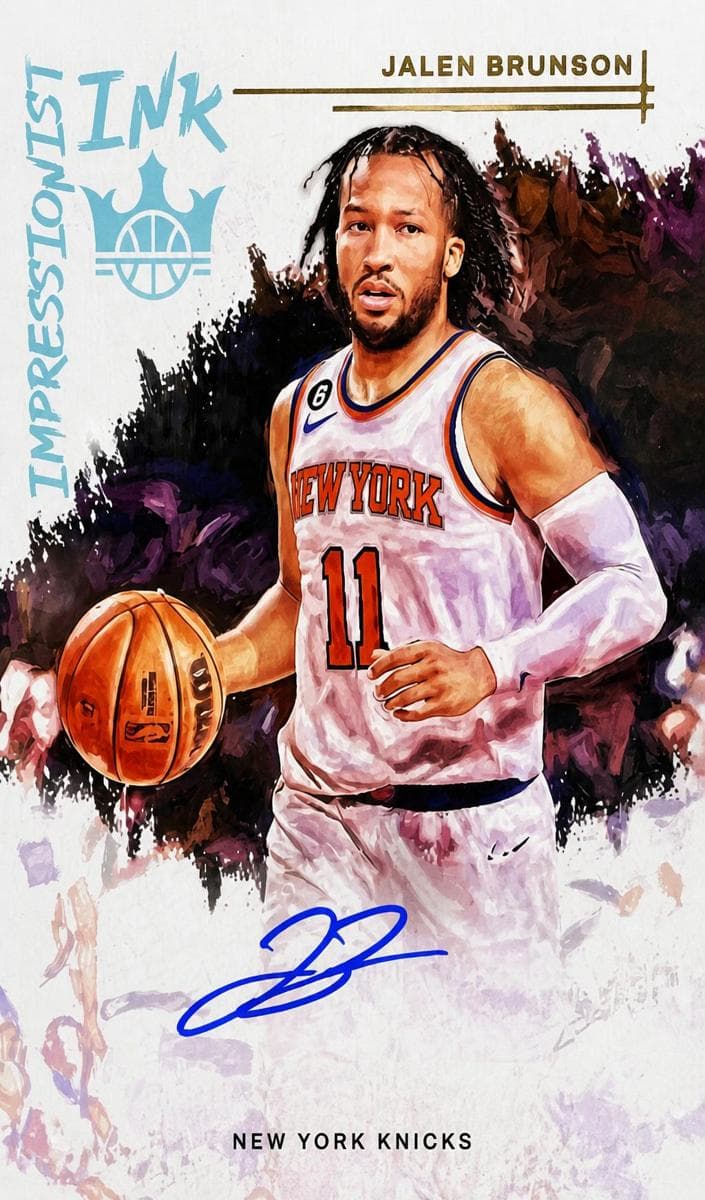 Jalen Brunson 2022 panini Panini Court Kings