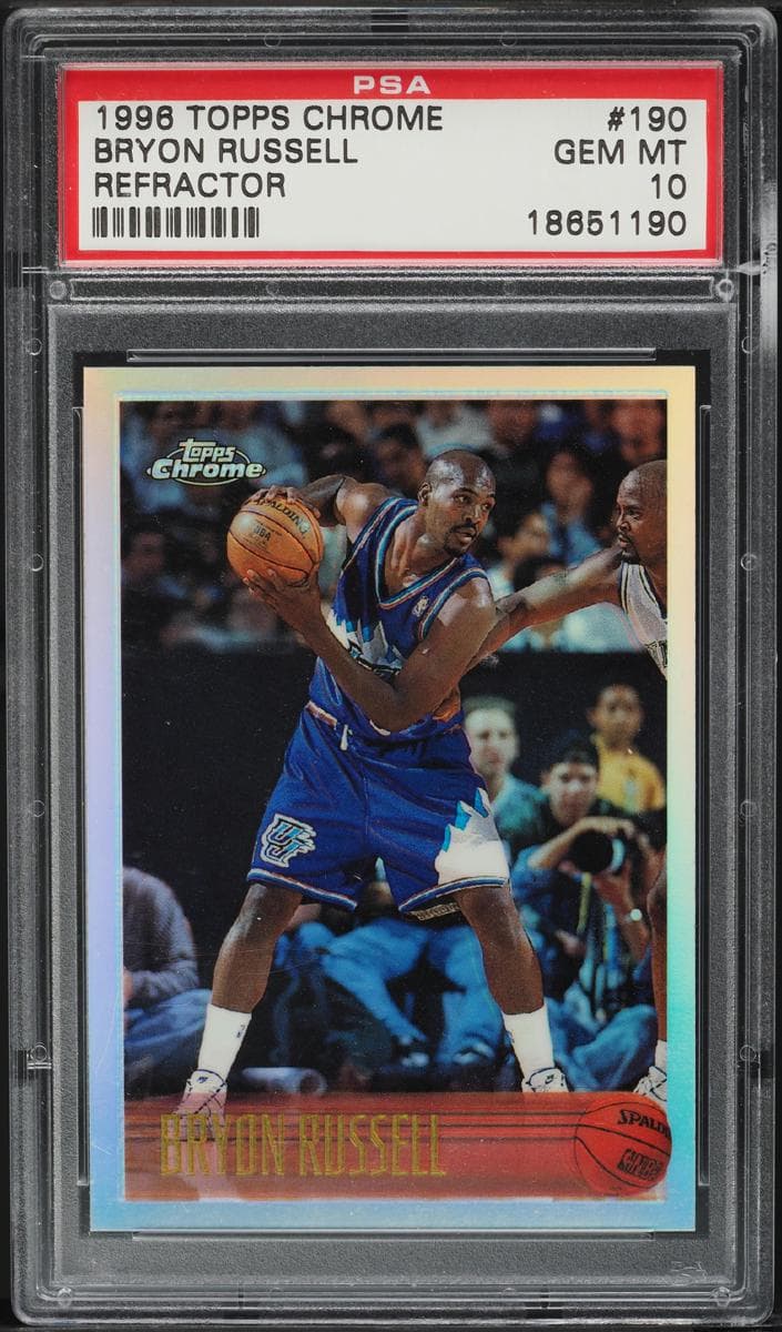 Bryon Russell 1996 topps Chrome