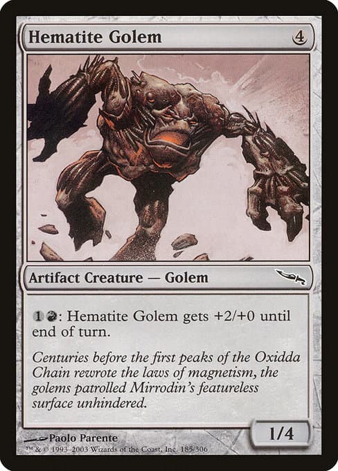 Hematite Golem 2003 Magic: The Gathering Mirrodin