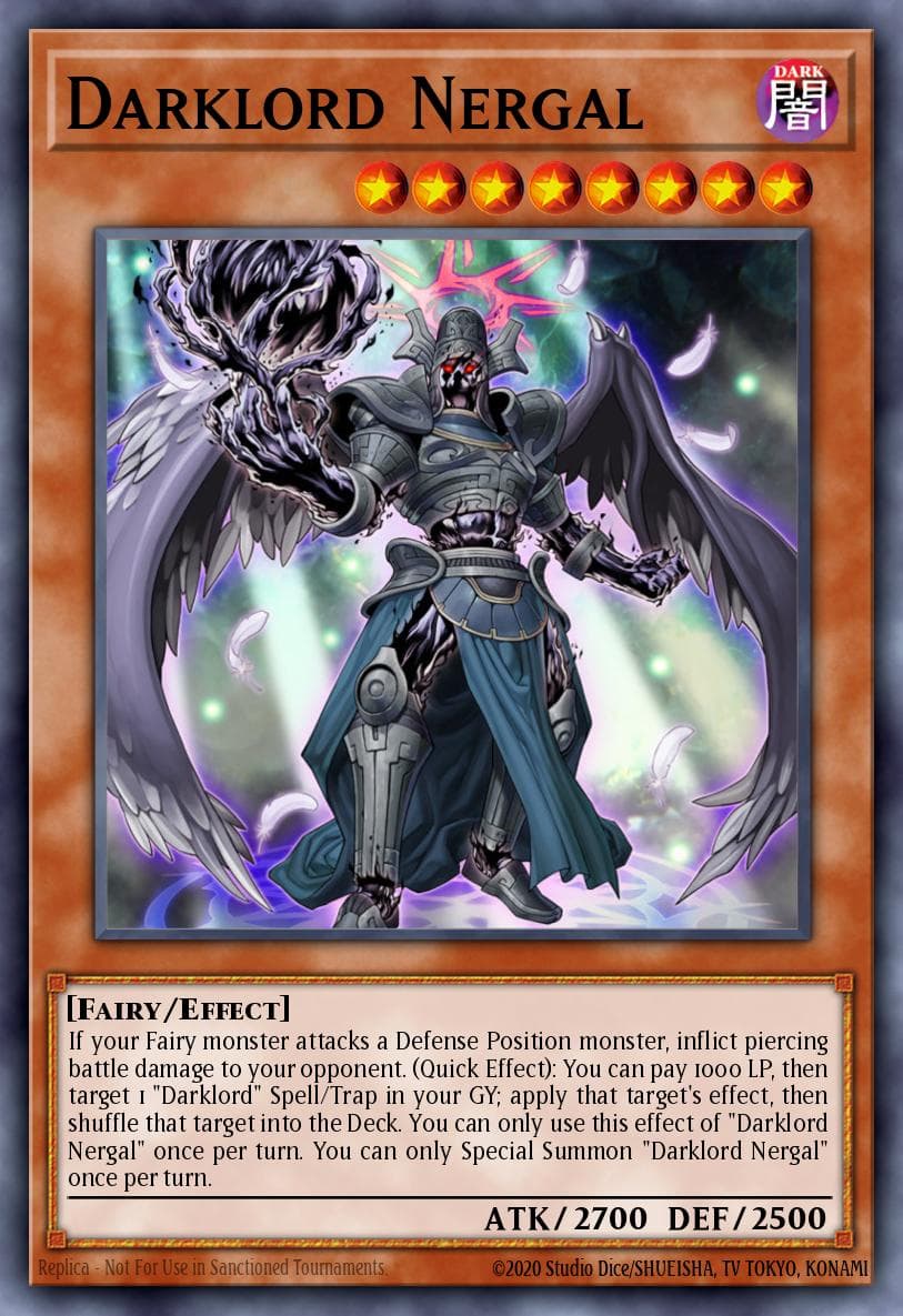 Darklord Nergal 2020 Yu-Gi-Oh!