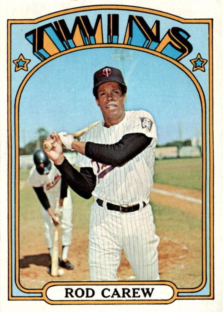 Rod Carew 1972 topps Topps