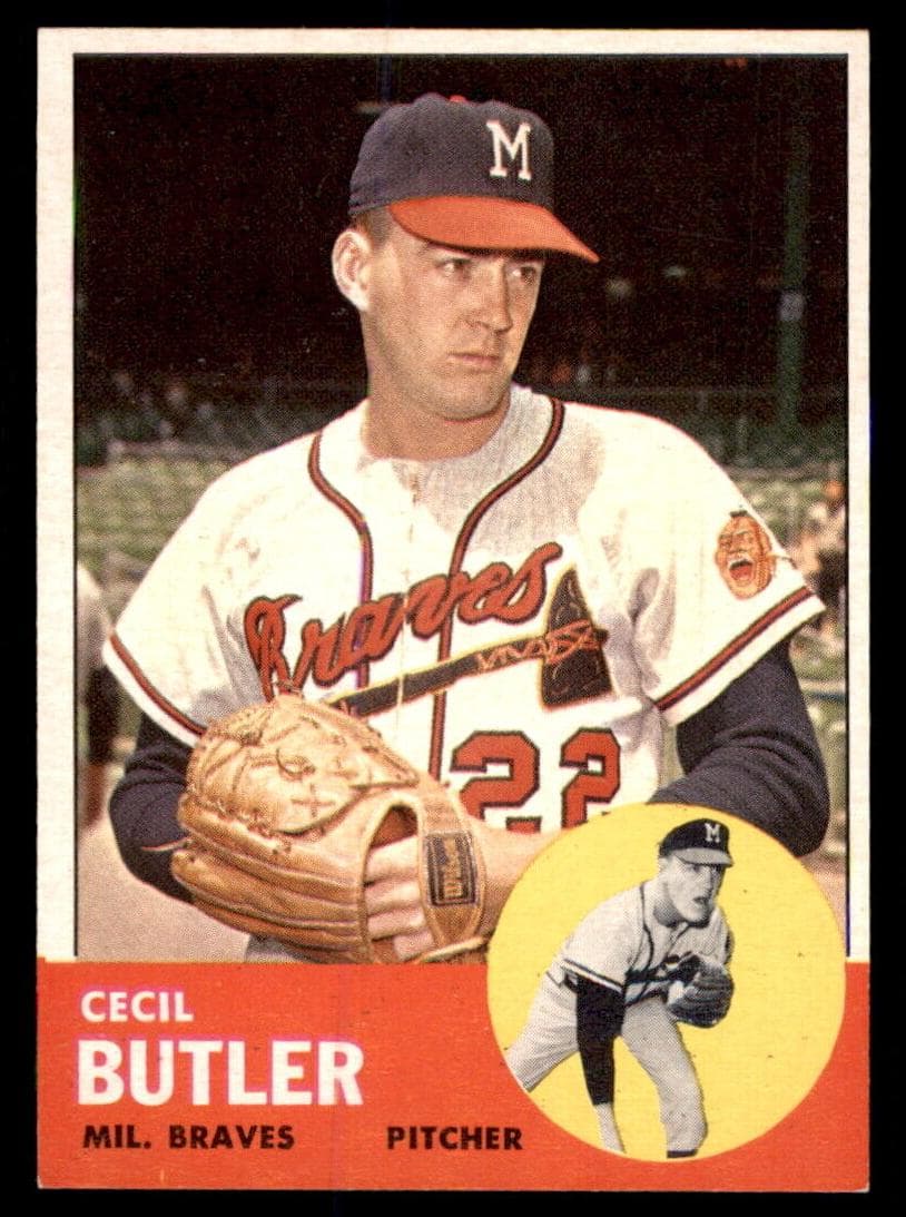Cecil Butler 1963 topps Topps