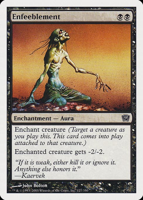 Enfeeblement 1999 Magic: The Gathering