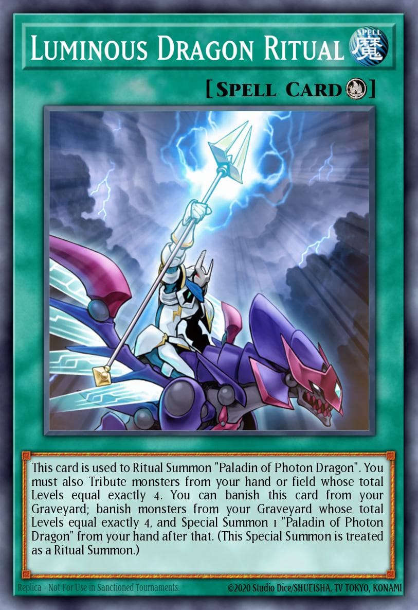 Luminous Dragon Ritual 2014 Yu-Gi-Oh! Legacy of the Valiant
