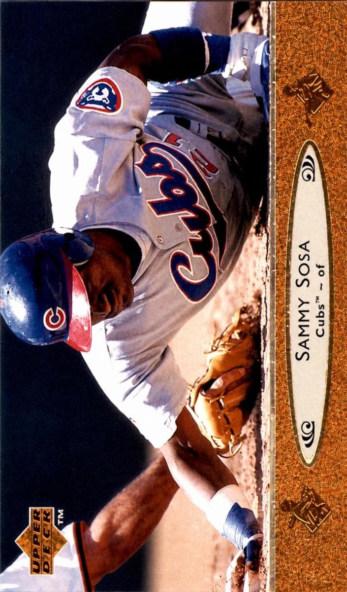 Sammy Sosa 1996 upper-deck Upper Deck