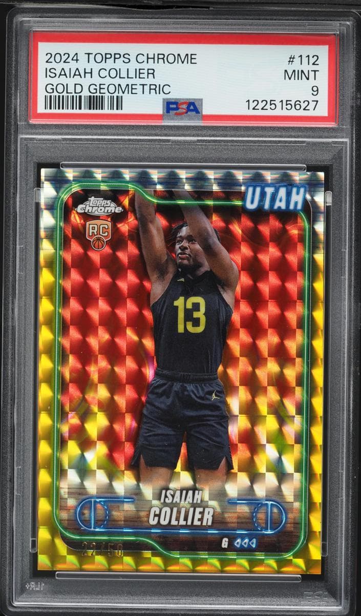 Isaiah Collier 2024 topps Topps Chrome
