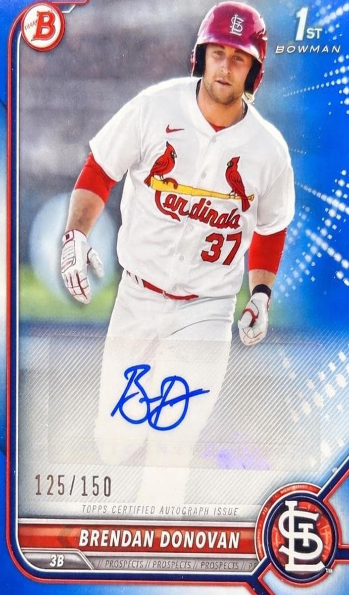 Brendan Donovan 2022 bowman Bowman
