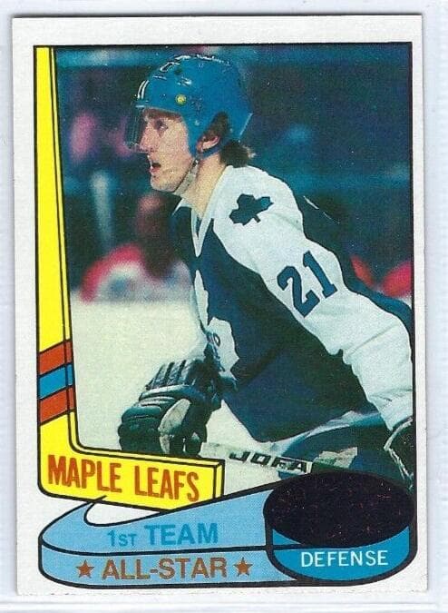 Borje Salming 1980 topps Topps