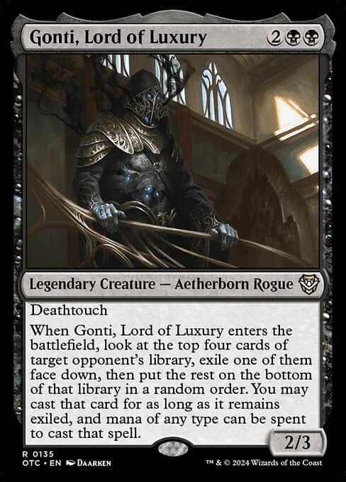 Gonti, Lord of Luxury 2023 Magic: The Gathering Commander Masters