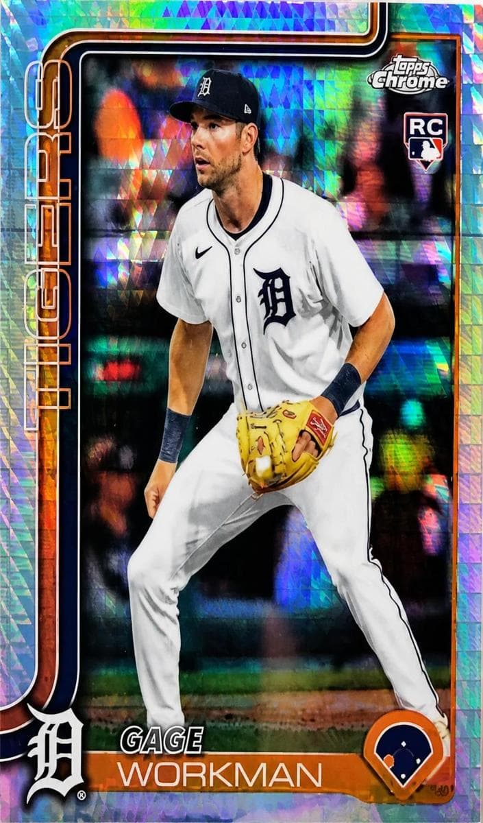 Gage Workman trading card