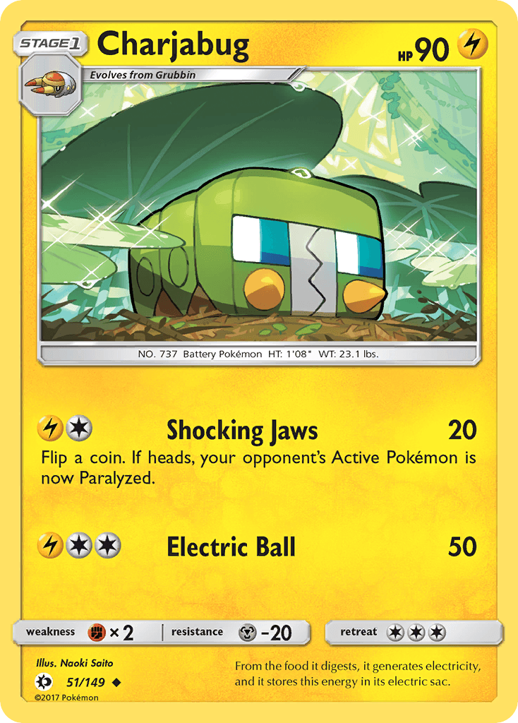 Charjabug 2017 Pokemon