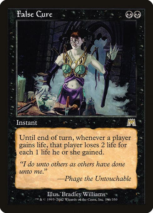 False Cure 2002 Magic: The Gathering Onslaught