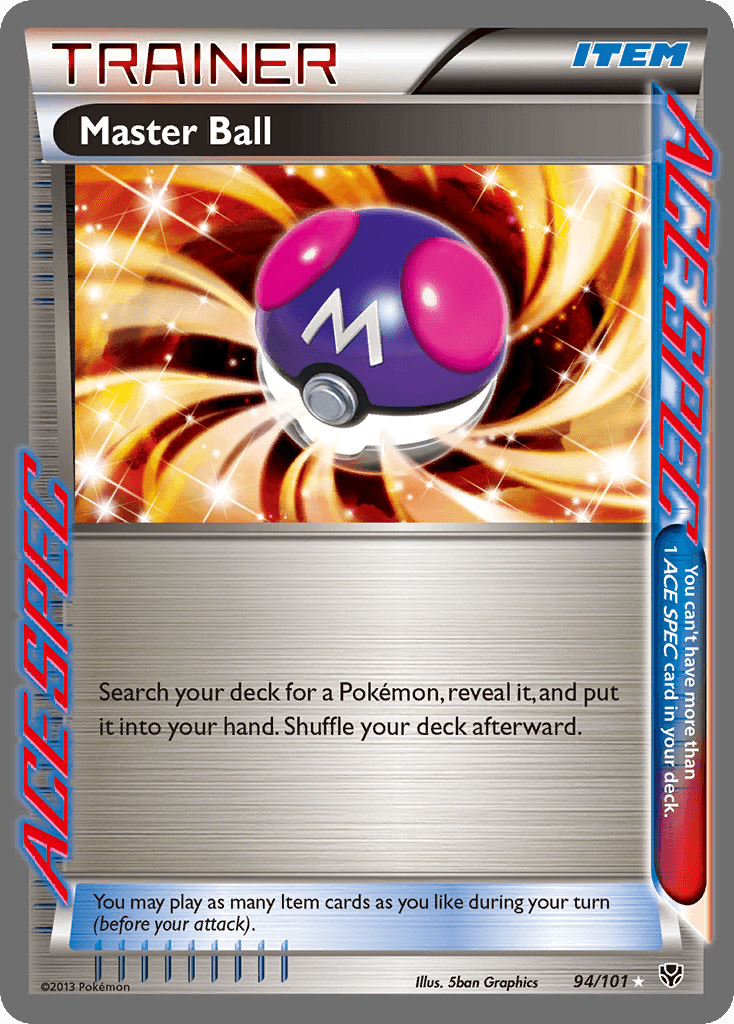 Master Ball 2013 Pokemon Plasma Blast