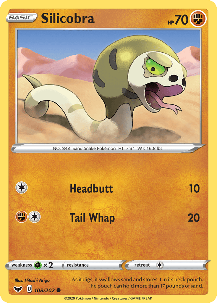 Silicobra 2020 Pokemon Sword & Shield