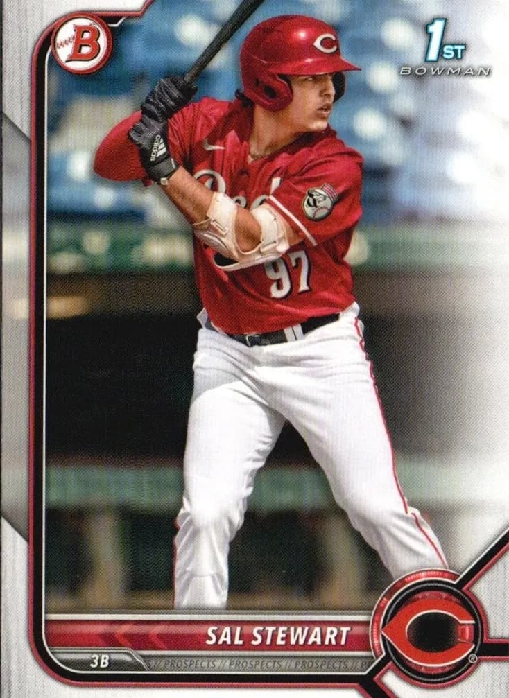 Sal Stewart 2022 bowman Bowman Draft