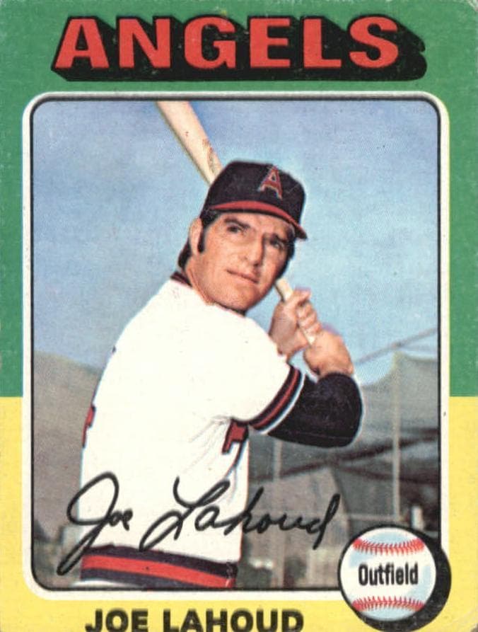 Joe Lahoud 1975 topps Topps