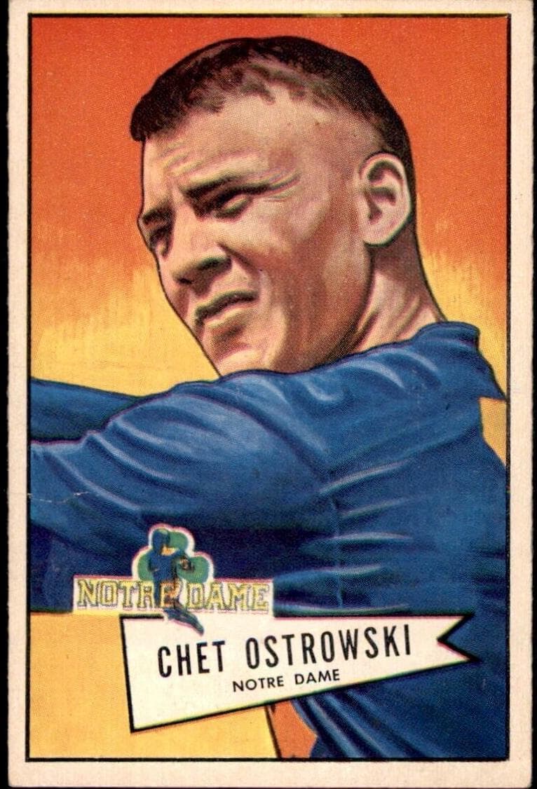 Chet Ostrowski 1952 bowman Bowman Large