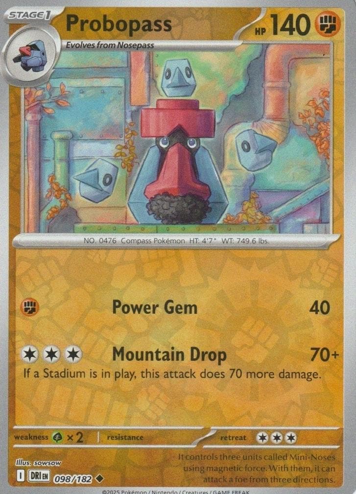Probopass trading card