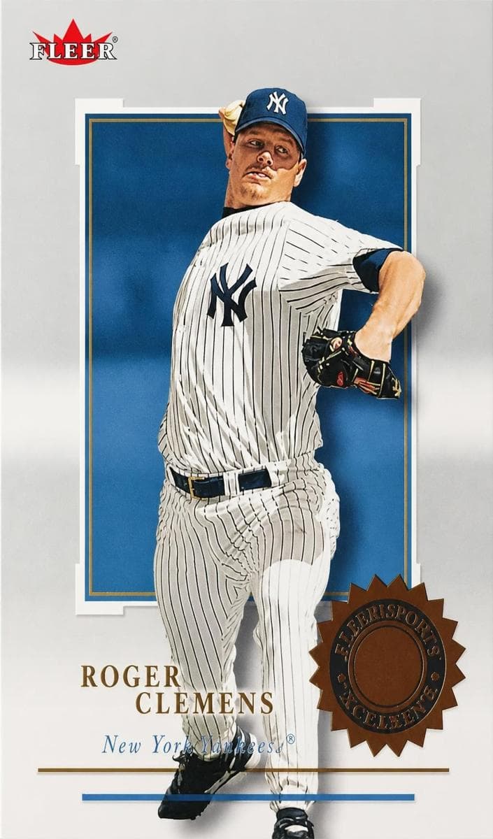Roger Clemens 2001 fleer