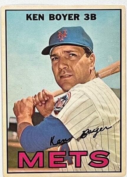 Ken Boyer 1967 topps O-Pee-Chee