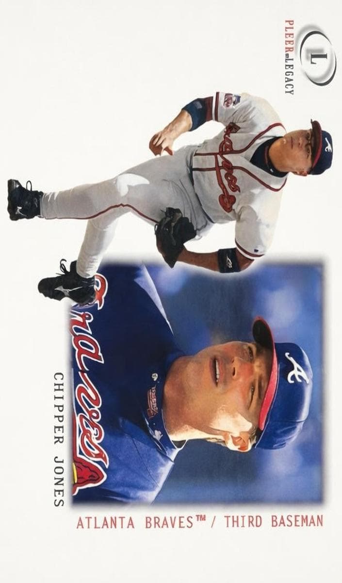 Chipper Jones 2001 fleer