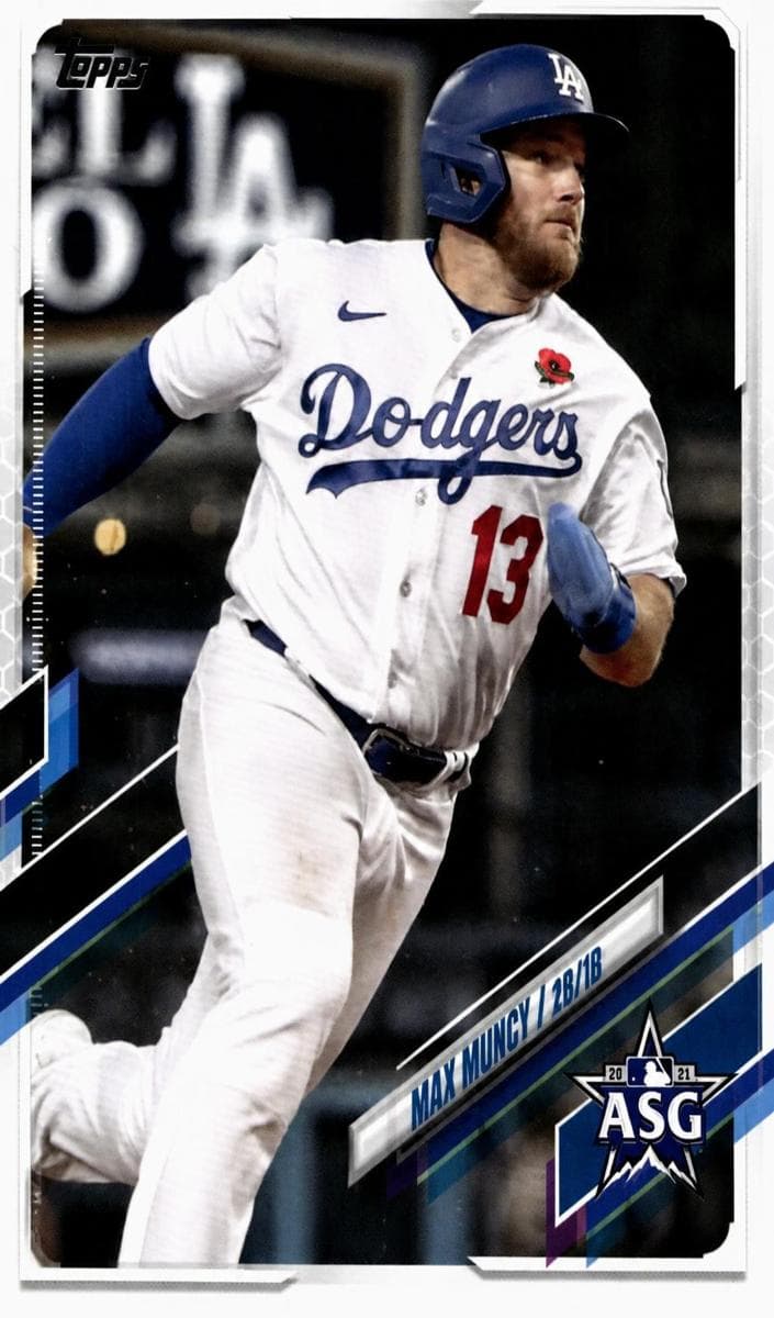 Max Muncy 2021 topps
