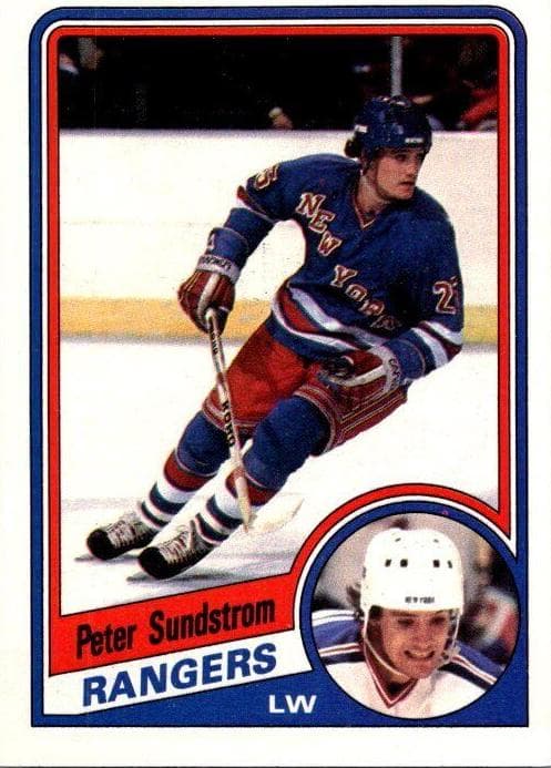 Peter Sundstrom trading card