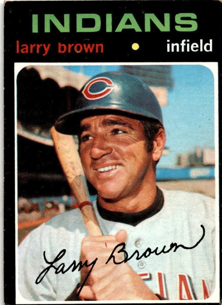 Larry Brown 1971 topps Topps