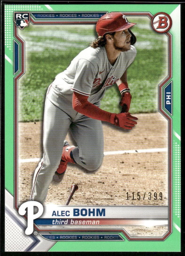 Alec Bohm 2021 bowman Bowman