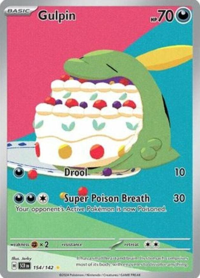 Gulpin trading card