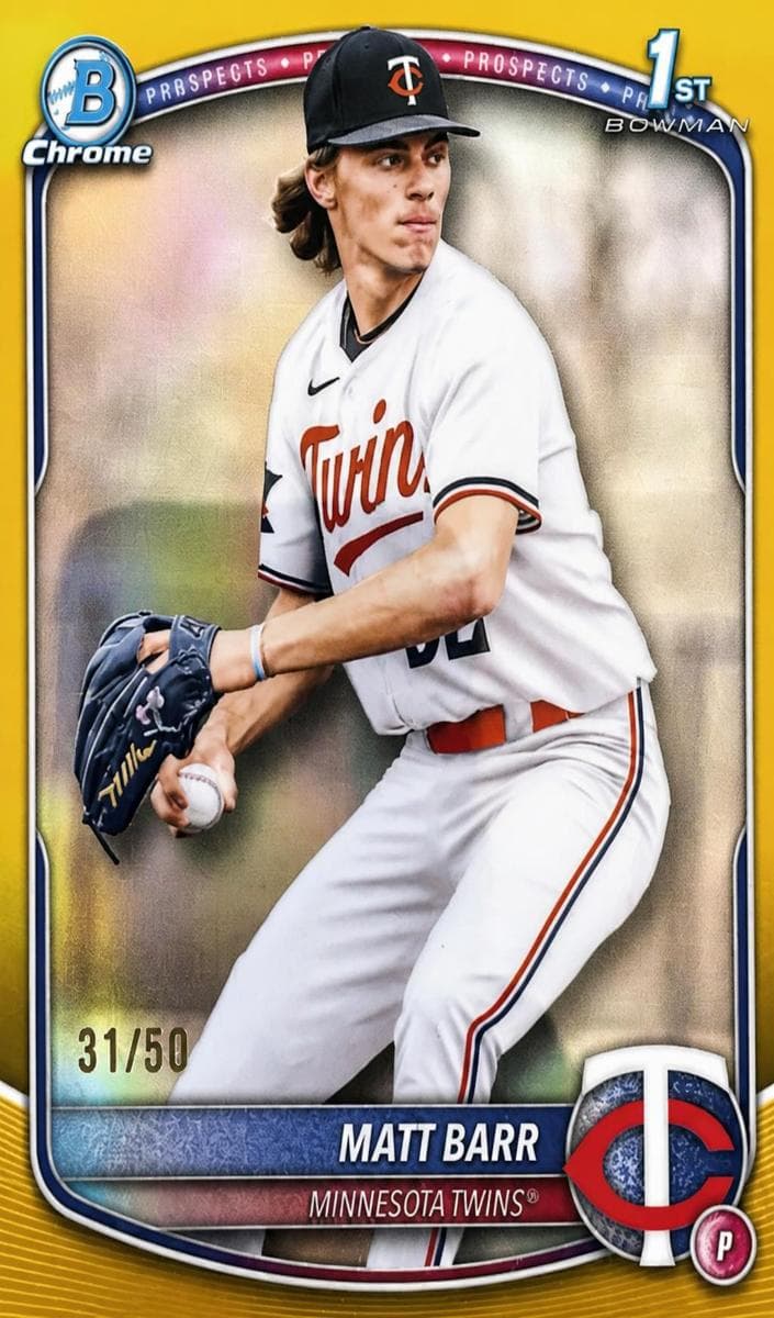 Matt Barr trading card