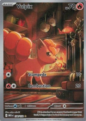 Vulpix 2025 Pokemon Mega Evolution