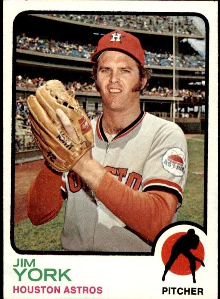 Jim York 1973 topps Topps