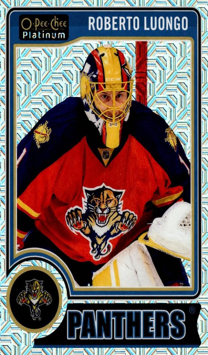 Roberto Luongo 2014 o-pee-chee Platinum Hockey Golden Treasures