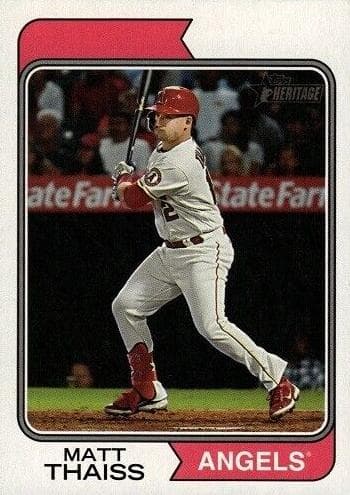 Matt Thaiss trading card