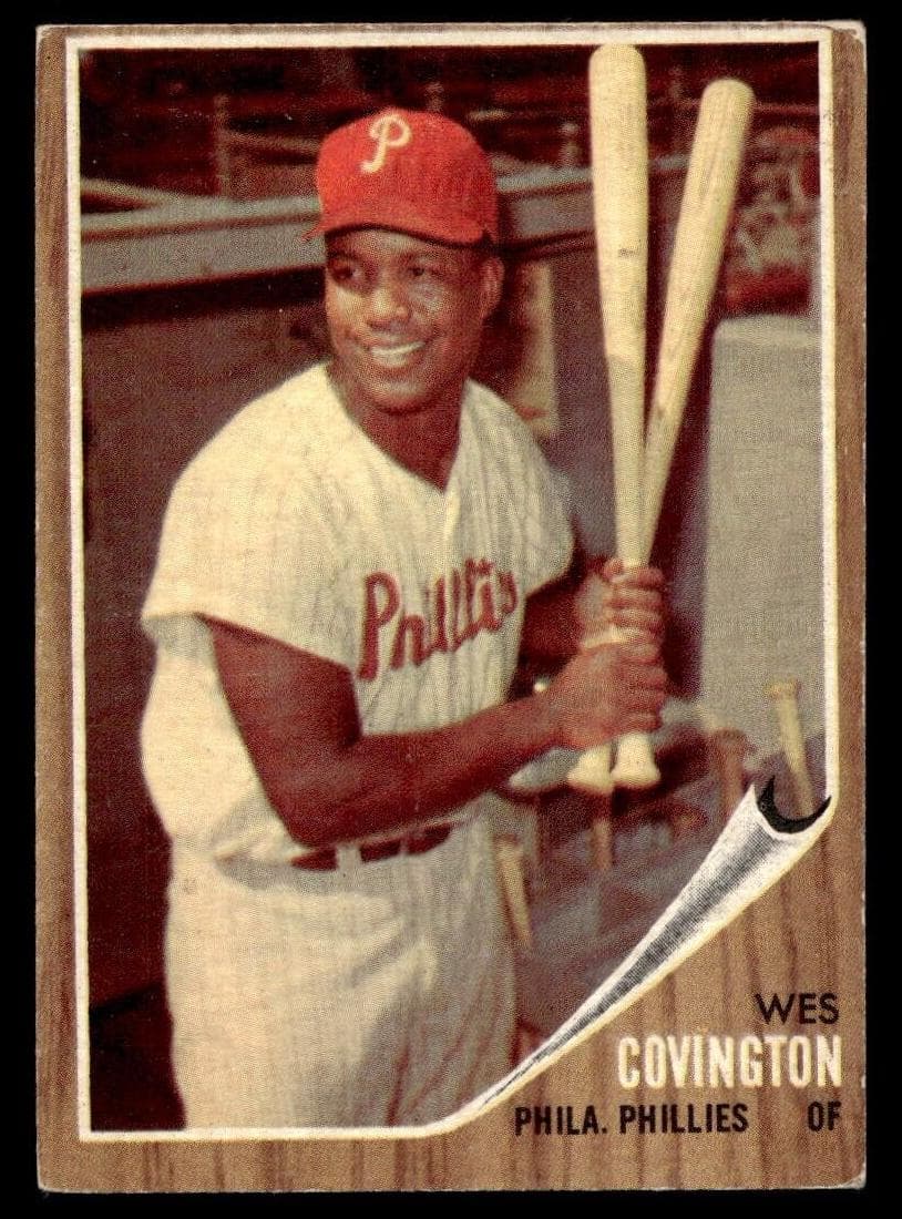 Wes Covington 1962 topps Topps