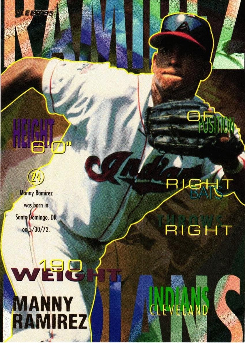 Manny Ramirez 1995 fleer Fleer