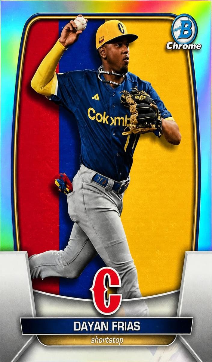 Dayan Frias trading card