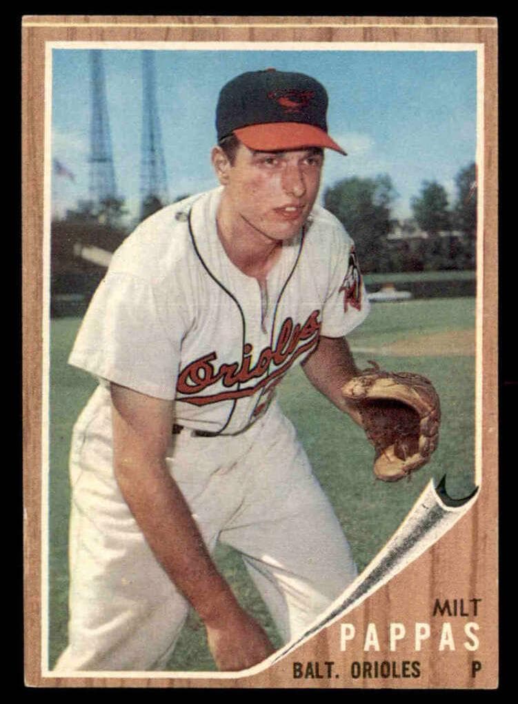 Milt Pappas 1962 topps Topps