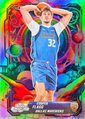 Cooper Flagg 2025 topps Topps Chrome Cosmic Propulsion