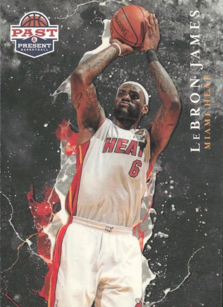 Lebron James 2011 panini Past & Present